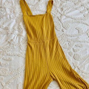 Bershka Yellow Jumpsuit | Romper